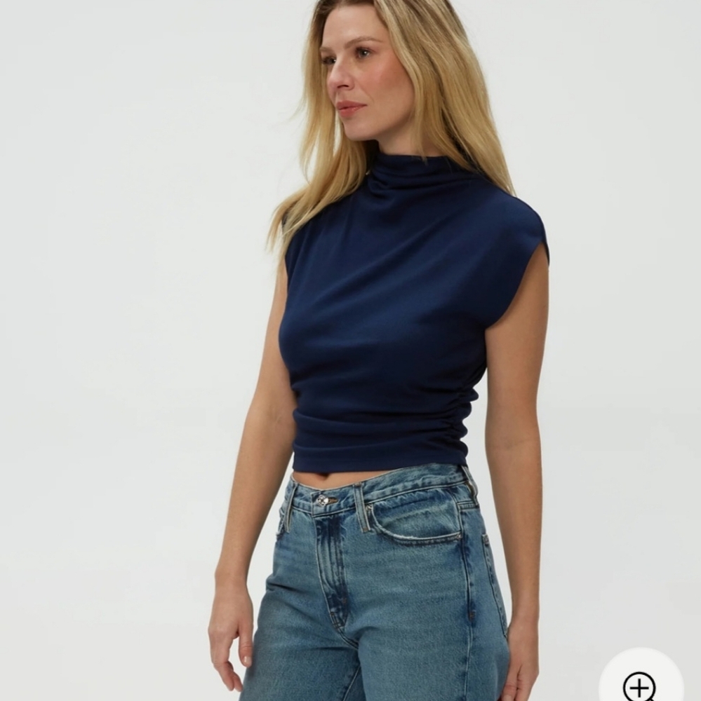 Michael Stars Amara Power Shoulder Tee